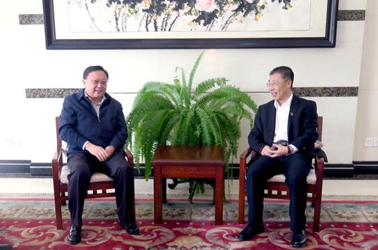 Chairman of CNMC Wang Tongzhou Visited Chinese Ambassador in Zambia Li Jie