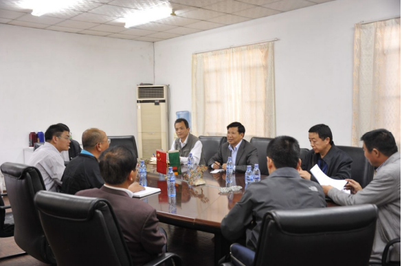 Zhou Yuxiao, Chinese Ambassador to Zambia, Paying an Investigating Visit to NFCA