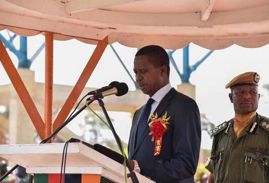  [Photo News]Zambian President Lungu Attended the Production Commencement Ceremony of the Southeast Ore Body of Chambishi Copper Mine
